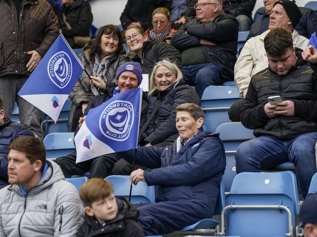 20,113 fans were packed into Fratton Park as Pompeym welcomed their biggest crowd into PO4 for more than 13 years