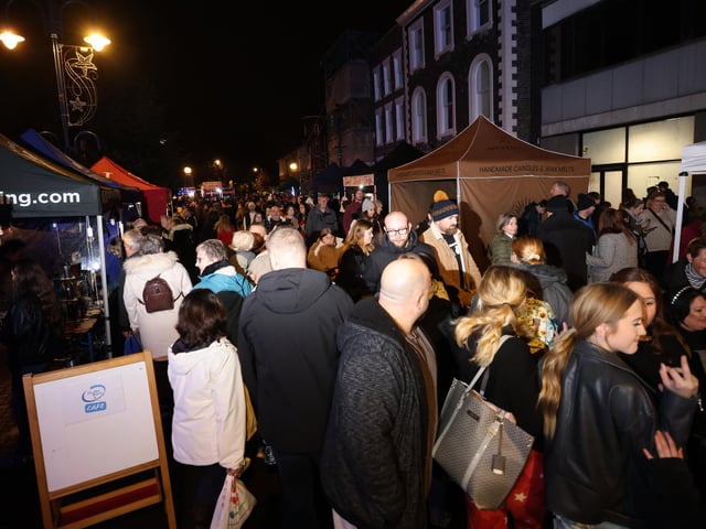 The event featured staged entertainment, a Christmas market, street entertainers, food and drink and lots more.