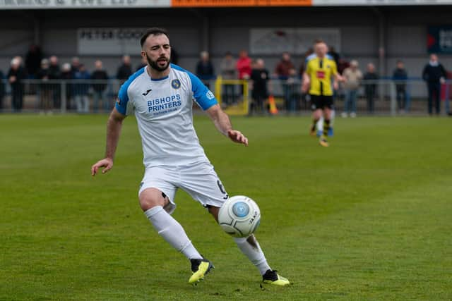 Former Hawks defender Ed Harris has missed the last two Dorking games through injury. Picture: Vernon Nash