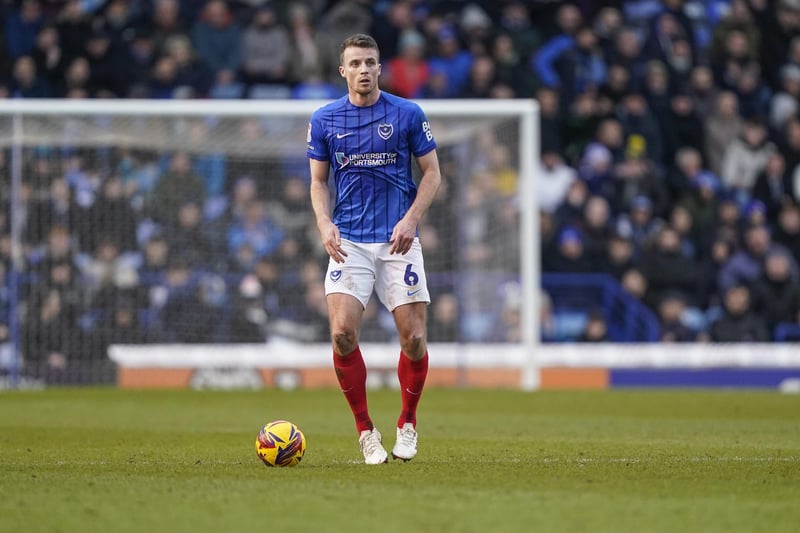 (Replaced by Hayden Matthews on 82 mins) Has elevated Pompey’s defending to another level. His reading of the game is superb and always there in the right place at the right time.