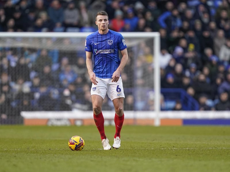 (Replaced by Hayden Matthews on 82 mins) Has elevated Pompey’s defending to another level. His reading of the game is superb and always there in the right place at the right time.