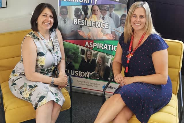 Nys Hardingham, left, and Claire Copeland