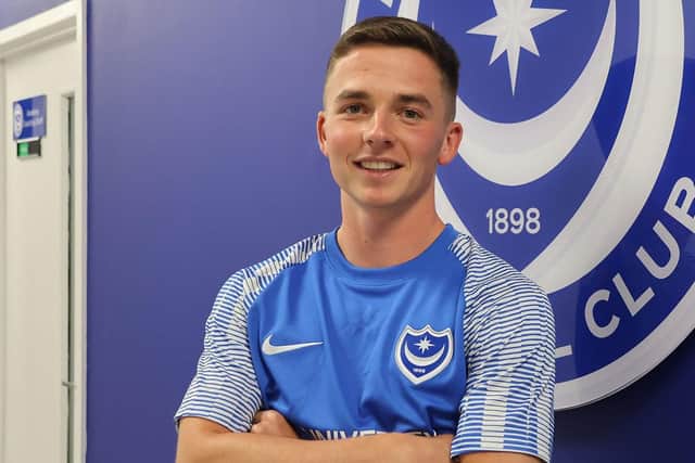 Pompey new-boy Tom Lowery Picture: Portsmouth FC