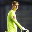 Alex Bass after Pompey's win over King's Lynn. Picture: Joe Pepler