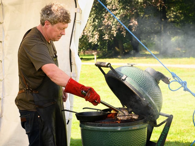 Pictured is: Wood fire cooking demonstrations Picture: Keith Woodland (140921-41)