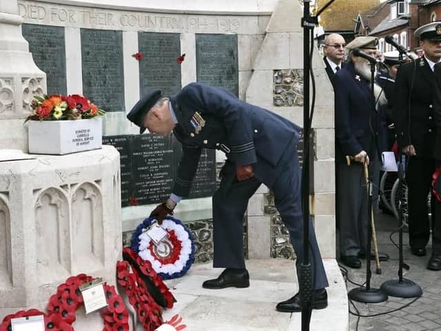 Remembrance Sunday in Havant. Picture: Barry Zee
