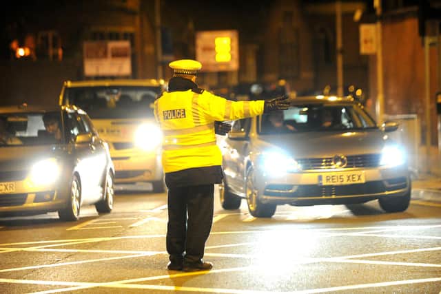 File photo of traffic police in Portsmouth. Picture Ian Hargreaves  (151954-9)