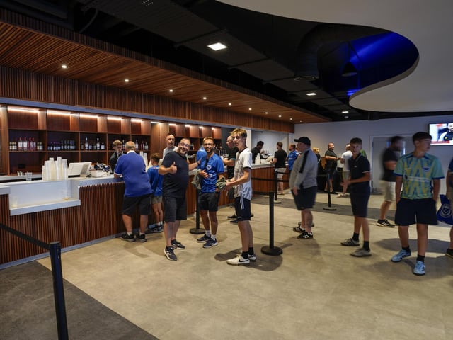 The new-look Victory Lounge gets the thumbs up.