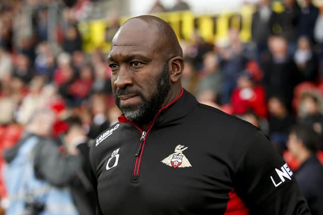 Doncaster Rovers Manager Darren Moore.  Picture: Daniel Chesterton/PinPep