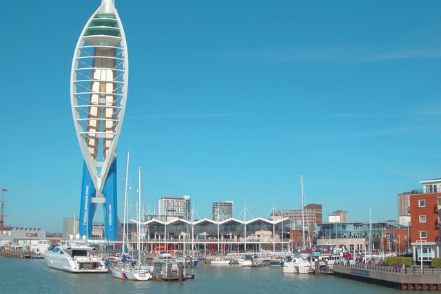 Gunwharf Quays, Portsmouth, is a perfect place for a spot of bank holiday shopping.