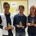 Emsworth Cygnets (from left) Wai Wong, Matthew Dennison, Amy Jones, Sam Yu