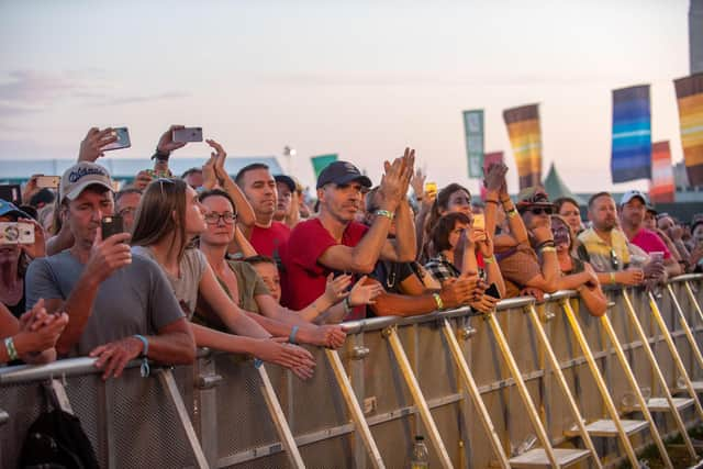 Victorious Festival - The crowd enjoying  Plan B on The Common Stage. Picture: Vernon Nash (250819-100)