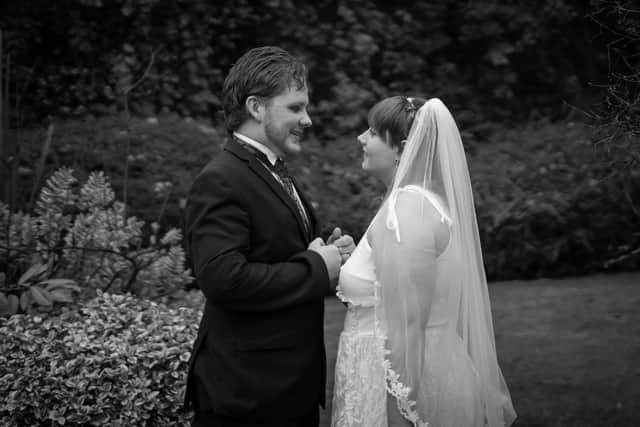 The marriage of Sammi and Ryan Tessier.

Credit: Carla Mortimer Wedding Photography