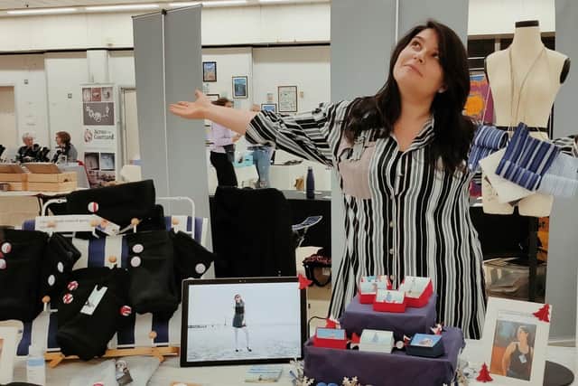 Evgeniya Dragoeva from Underdock Label at the We Create Market in Portsmouth