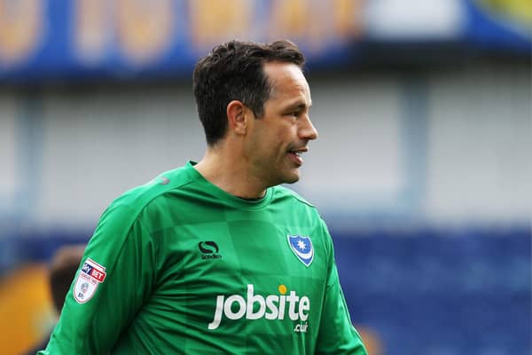Goalkeeper David Forde was an ever-present when Pompey won the League Two title in 2016-17. Picture: Joe Pepler