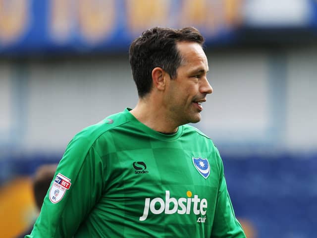 Goalkeeper David Forde was an ever-present when Pompey won the League Two title in 2016-17. Picture: Joe Pepler
