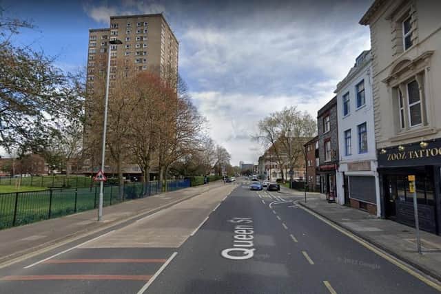 The arrests were made in Queen Street, Portsea. Picture: Google Street View.