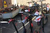 E Scooters sized. Image: Hampshire Constabulary