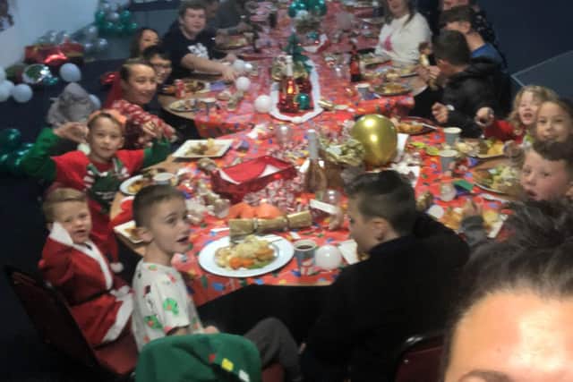 Jonathan's closest family members turned up to see him and enjoy a Christmas dinner. Picture: Sasha Clarke