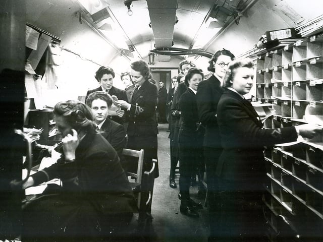 A few months after D-Day The News wartime photographer Victor Stewart was allowed into the top secret maze of tunnels beneath Fort Southwick from where D-Day operations were controlled. Naval cipher office.