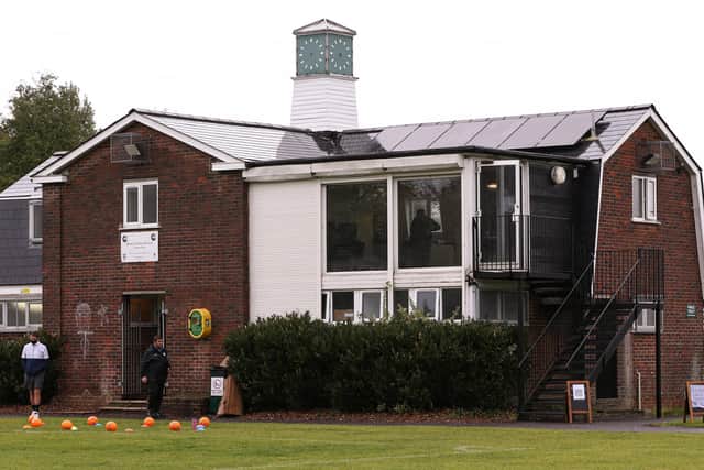 The new-look Drayton Park pavilion. Picture: Chris Moorhouse