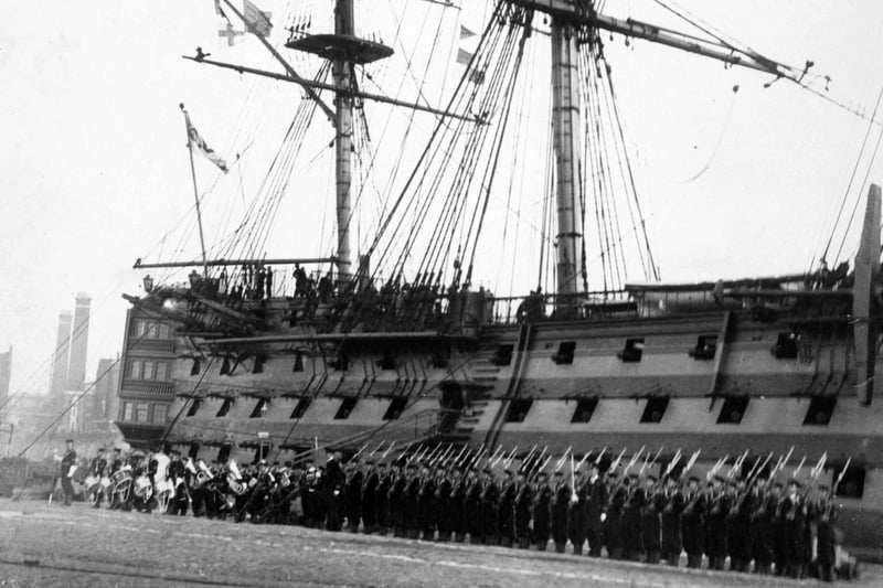 HMS 'Victory, Portsmouth. (Photo by Hulton Archive/Getty Images)