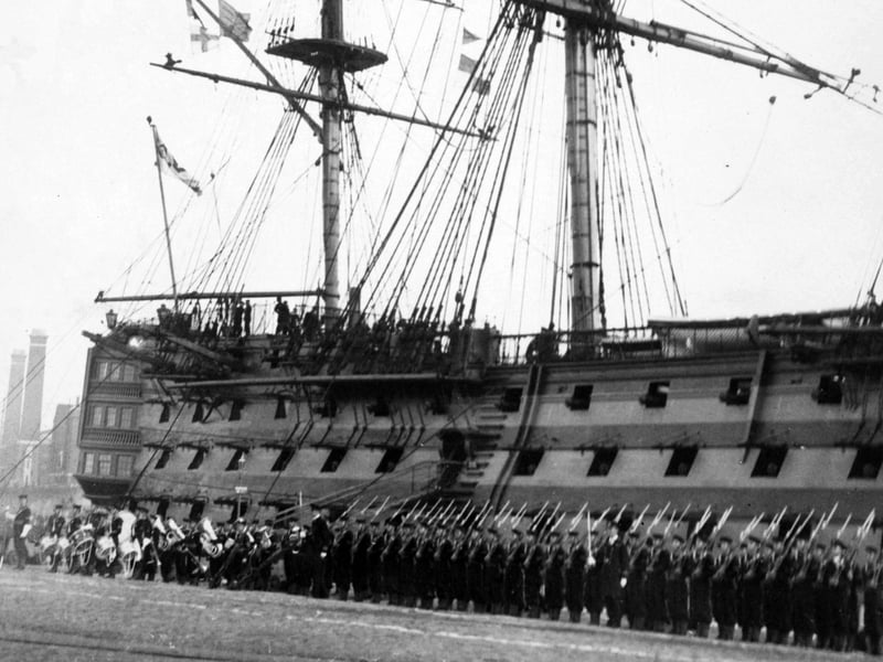 HMS 'Victory, Portsmouth. (Photo by Hulton Archive/Getty Images)