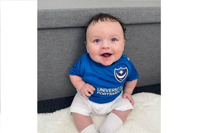 Over £6,000 has been raised for the parents of baby Hudson to cover their household bills. Picture: Levi Allen.