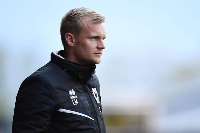 MK Dons boss Liam Manning. Picture: Alex Burstow/Getty Images