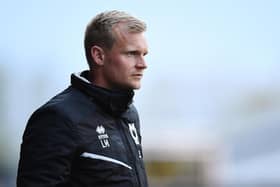 MK Dons boss Liam Manning. Picture: Alex Burstow/Getty Images