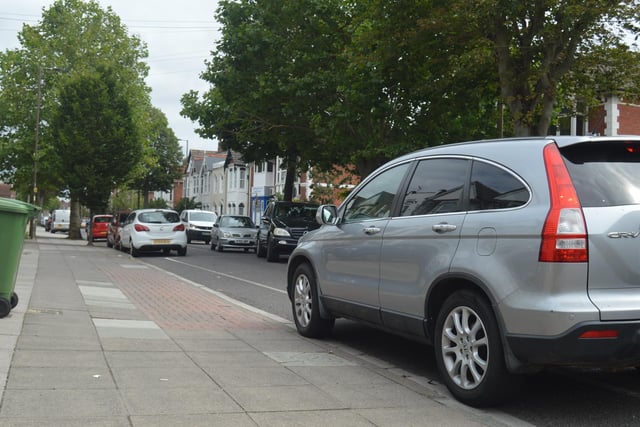 Stubbington Avenue in North End. As one of the main roads connecting North End to Copnor, it’s not unsurprising that Stubbington Avenue sees so much traffic on a daily basis. Throughout the day, the cars parked on either side of the road mean drivers have to queue to let one another by, creating congestion at all hours. For those who live on the road, it’s even harder to get their cars onto the road – regardless of whether they’re parked on the street or not. Picture: David George