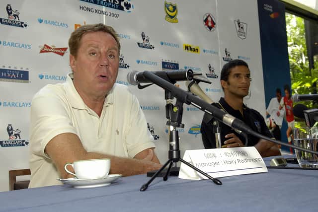 Former Pompey boss Harry Redknapp, left, with David James during their Pompey days. PICTURE: WILL CADDY