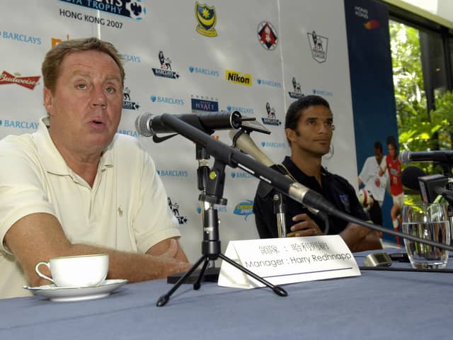 Former Pompey boss Harry Redknapp, left, with David James during their Pompey days. PICTURE: WILL CADDY