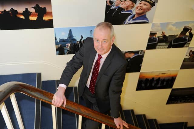 Adrian Bell, chief executive for the Royal Navy and Royal Marines Charity.Picture: Sarah Standing (210119-6551) 