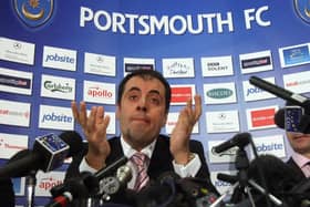 Andrew Andronikou arrived as joint-administrator of Pompey in February 2010. Picture: Lewis Whyld/PA Wire