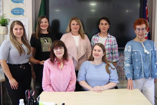 The group who have just completed their CELTA course in teaching English to speakers of other languages