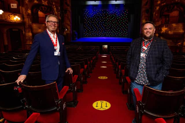 Paul Woolf and Jack Edwards at the Kings Theatre
Picture: Habibur Rahman