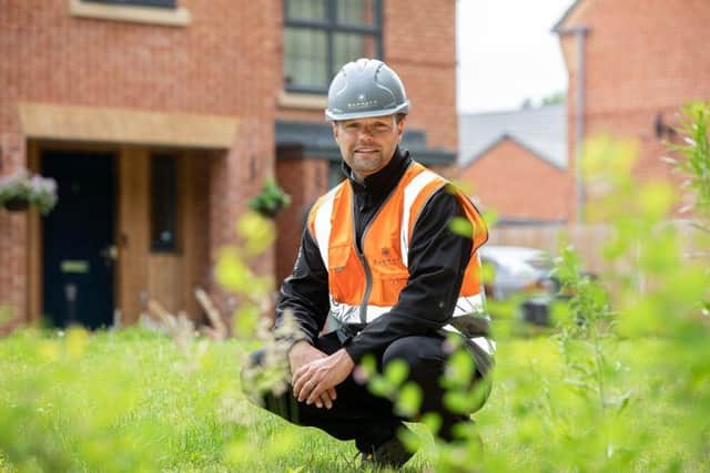 Sam Hodgson oversees the Forest Walk site in Whiteley