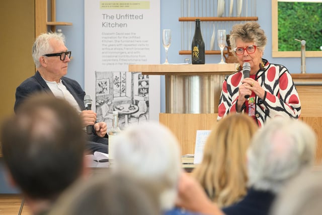 Pictured is:  Johnny Grey and Dame Prue Leith Picture: Keith Woodland (140921-80)