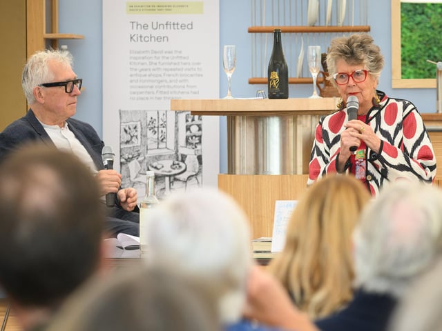 Pictured is:  Johnny Grey and Dame Prue Leith Picture: Keith Woodland (140921-80)
