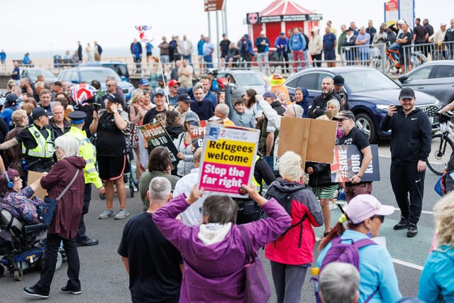 Southsea protest turned violent on Saturday