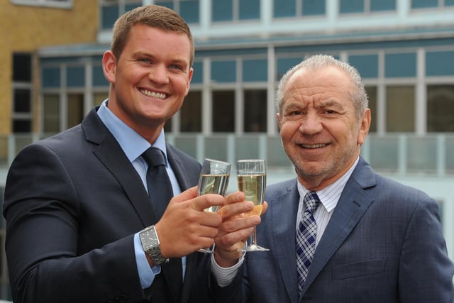 Ricky, who is pictured with Alan Sugar, won the BBC television programme The Apprentice in 2012. He is from Stubbington and used to work for Matchtech