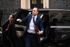 Health Secretary Matt Hancock arrives in Downing Street. Picture: Stefan Rousseau/PA Wire