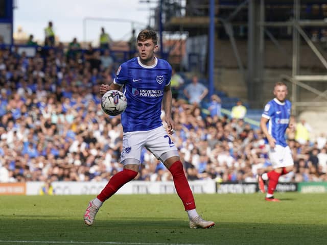 Zak Swanson is back for Pompey at Wigan. Picture: Jason Brown/ProSportsImages