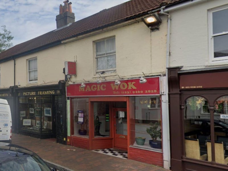 Magic Wok, a restaurant, cafe or canteen at 25 Stoke Road, Gosport was given the score of one-out-of-five after assessment on February 12, the Food Standards Agency's website shows. The hygienic food handling was listed as generally satisfactory. Improvement was necessary for the cleanliness and condition of facilities and building while major improvement was necessary for its management of food safety.