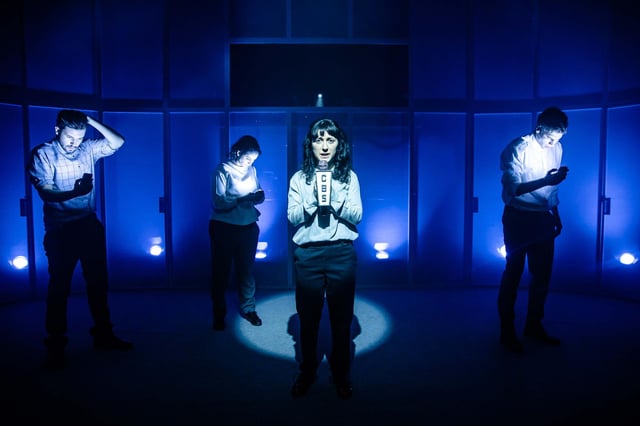 War of the Worlds, by Rhum & Clay. From left: Julian Spooner, Mona Goodwin, Amalia Vitale, Matt Wells. Picture by Richard Davenport