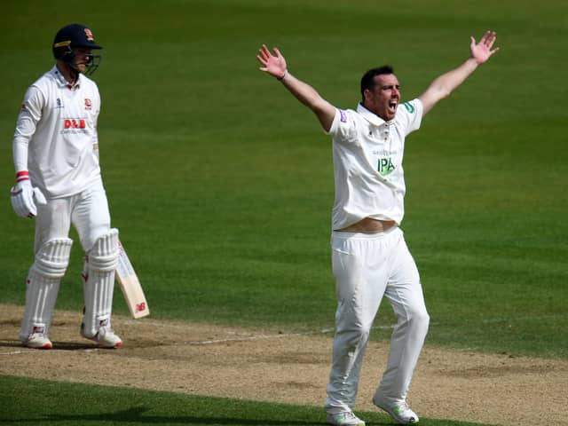 Kyle Abbott has only played three one-day games since his last Hampshire appearance in September 2019. Photo by Harry Trump/Getty Images.