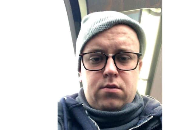 James Trodd, 27, is wanted after defrauding people out of over £100,000. He is believed to be in Hampshire. Picture: Sussex Police.