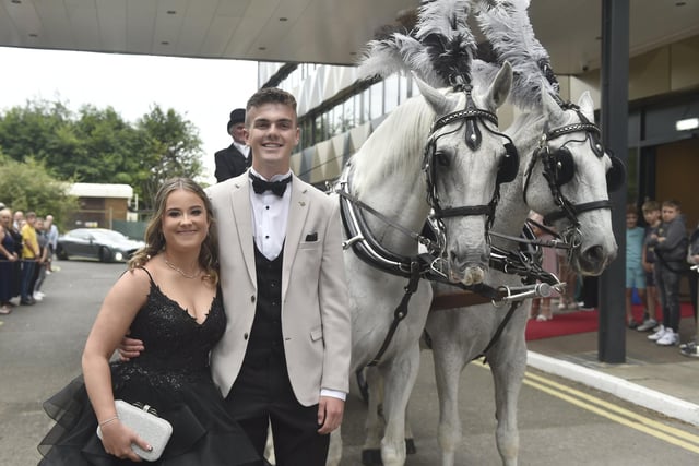 Year 11's from Crookhorn College in Waterlooville, attended their Prom on Friday, July 12, 2024 at The Marriott Hotel in Portsmouth. Picture: Sarah Standing (120724-7070)