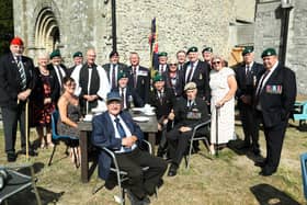 Veterans were honoured at a VJ Day 80 Service at St. Marys Church, Portchester on Sunday, August 17.